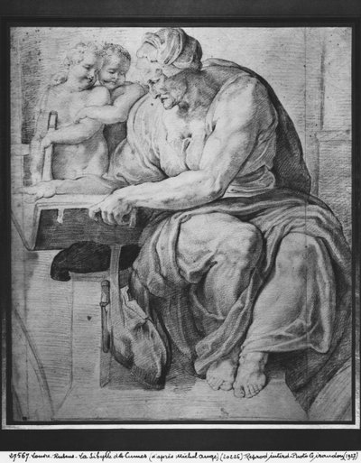 The Cumaean Sibyl, after Michelangelo Buonarroti by Peter Paul Rubens